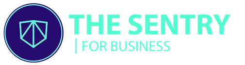 The Sentry horizontal logo — light (for dark backgrounds)